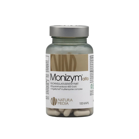 Monizym alfa -entsyymikapselit (100 kapselia)