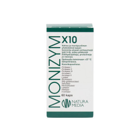 Monizym X10 Enzymes -entsyymikapselit (60 kapselia)