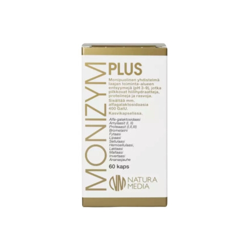 Monizym Plus -entsyymikapselit (60 kapselia)