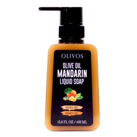 OLIVOS NESTEMÄINEN MANDARIINI-OLIIVIÖLJYSAIPPUA 450 ml