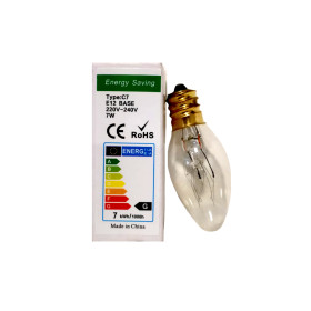 Varapolttimo kristallisuola-yövalaisimeen E12 7w