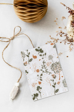 Postikortti: Jänömetsä, roosa