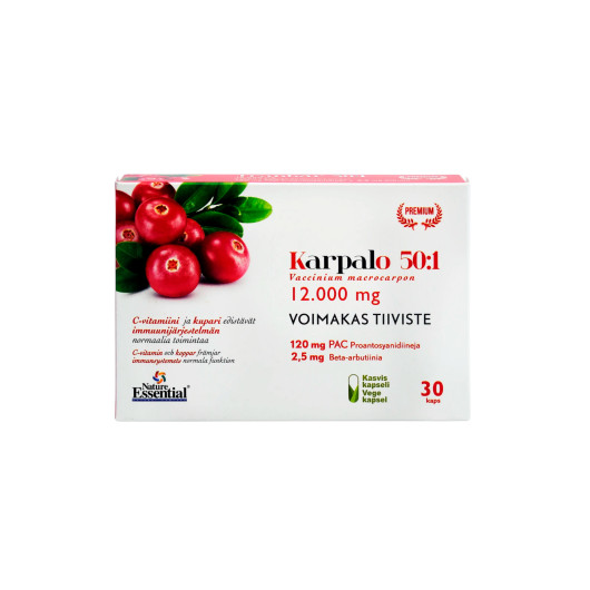 Premium Karpalo 50:1 12000 mg (30 kapselia)
