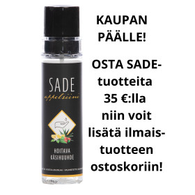 Osta SADE-tuotteita 35 €:lla - saat käsihuuhteen KAUPAN PÄÄLLE!!