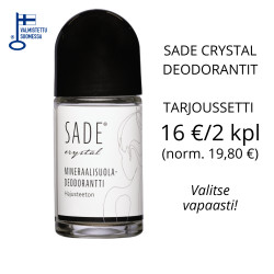 Sade crystal roll-on mineral deodorant without added fragrances 50 ml