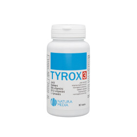 Tyrox 3 (jodi 225 µg, seleeni 50 µg, L-tyrosiini 500 mg, 90 kapselia)
