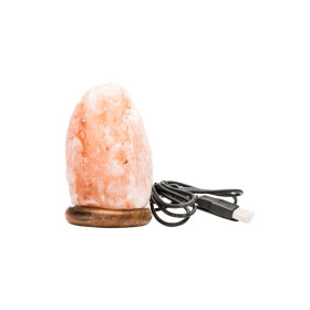 Orange USB mini salt lamp