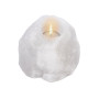 White chunk salt lantern (Natural)
