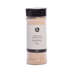 • Valkosipulisuola 220 g. Aromikas pöytämauste kaikkeen ruoanlaittoon.