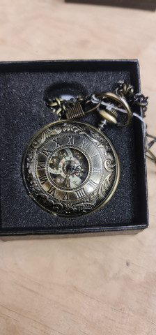 Big Mechanical Pocketwatch with Roman numerals
