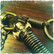 Leather key fob with metal decoration