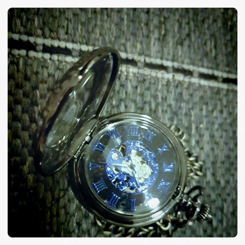 Mechanical Pocket Watch  Black colour