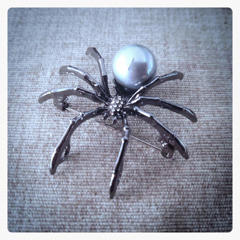 Spider brooch 