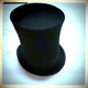Top Hat, Wool Felt, Traditional style 20cm high, Hand Made in Italy