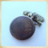 Big Mechanical Pocketwatch Brass style colour open model, antique style patinated