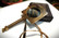Brass Magnifyinglense with big lense, foldable