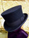 Top Hat, Wool Felt, Traditional style 12cm high, Hand Made in Italy