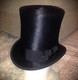 Top Hat, Rabbit Fur, Melusine, Traditional style 20cm high, Hand Made in Italy