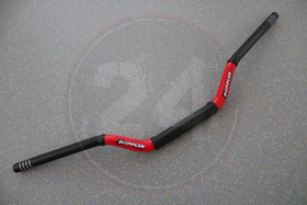 Ohjaustanko fatbar, mattamusta / punainen