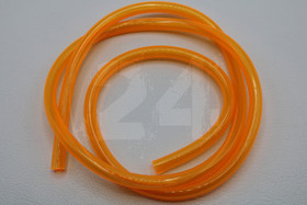 Polttoaineletku läpinäkyvä oranssi 1m, 5 x 8mm