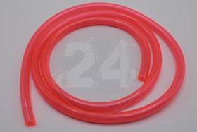 Polttoaineletku läpinäkyvä pinkki 1m, 5 x 8mm