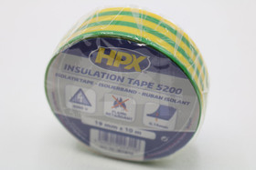 Sähköteippi, keltainen / vihreä