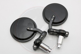 Peilipari tangon päätyihin / alapuolelle, musta