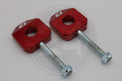 Ketjunkiristin pari 12mm alumiini punainen, Aprilia / Derbi / Gilera