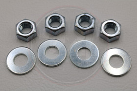 Sylinterin pinnapulttien mutterit + prikat 4kpl M7 x 1.0mm, Minarelli Am6 / Derbi Euro 2