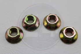 Sylinterin pinnapulttien mutterit 4kpl M7 x 1.0mm, Minarelli Am6 / Derbi Euro 2