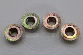 Sylinterin pinnapulttien mutterit 4kpl M7 x 1.0mm, Minarelli Am6 / Derbi Euro 2