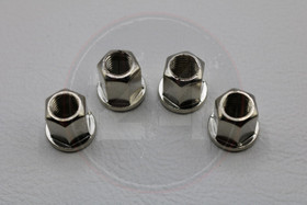 Sylinterin pinnapulttien mutterit 4kpl M7 x 1.0mm, Minarelli Am6 / Derbi Euro 2