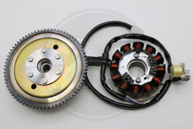 Staattori + aluslevy + vauhtipyörä, Minarelli Am6