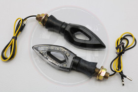 Led-vilkkupari, musta