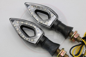 Led-vilkkupari, musta