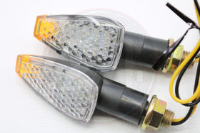 Led-vilkkupari, musta