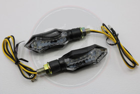 Led-vilkkupari, musta