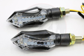 Led-vilkkupari, musta