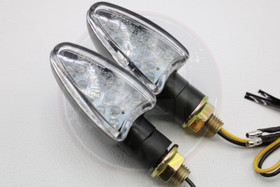 Led-vilkkupari, musta