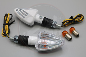 Vilkkupari + varapolttimot, valkoinen