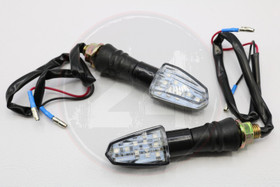 Led-vilkkupari, musta