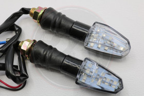 Led-vilkkupari, musta