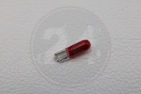 Polttimo 12V 1.2W, T05 punainen