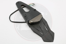 Lokasuojanjatke led valolla, savu