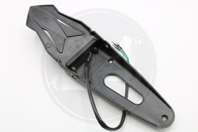 Lokasuojanjatke led valolla, savu