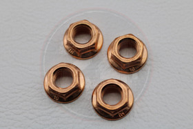 Sylinterin pinnapulttien mutterit 4kpl, Derbi Euro 3 / 4