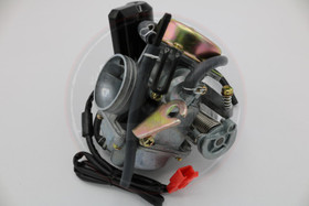 Kaasutin 24mm + sähköryyppy, Kiina skootterit, GY6 125 / 150cc