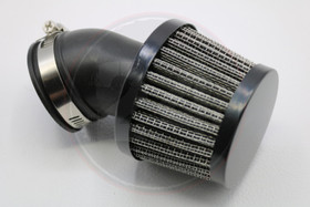 Ilmansuodatin Power filter 35mm 45° kulmalla, musta