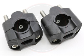 Ohjaustangon kiinnikepari, musta