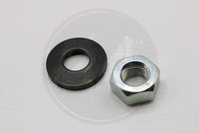 Variaattorin mutteri + lukitusprikka M10 x 1.25mm, Aprilia / Malaguti / MBK / Yamaha